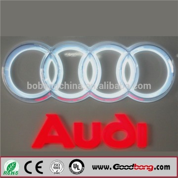 2015 signs maker stainless wrapped auto logo signs