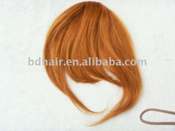 clip-in human hair fringe