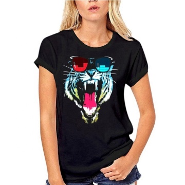 Sound-Activated LED T-Shirt: Rock Disco Crazy Party Shirt for Nightclubs