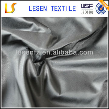 Calendered polyester wrinkle fabric for coat