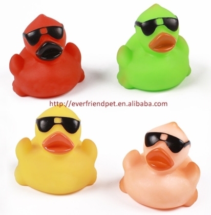 Waterproof Promotion Yellow Rubber Duck Toys Multicolor Floating Duck Toys