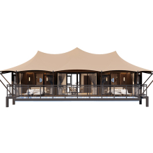 Outdoor Waterproof Luxury Resort Steel Frame Tents