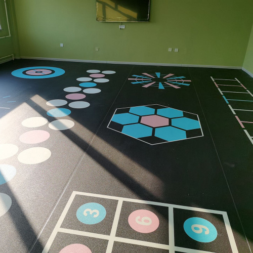 Pavimenti in PVC stampati in 3D Enlio per uso multiuso