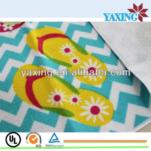 Microfiber printed dress hand towel