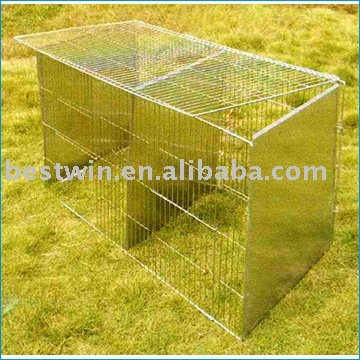 folding chicken cage