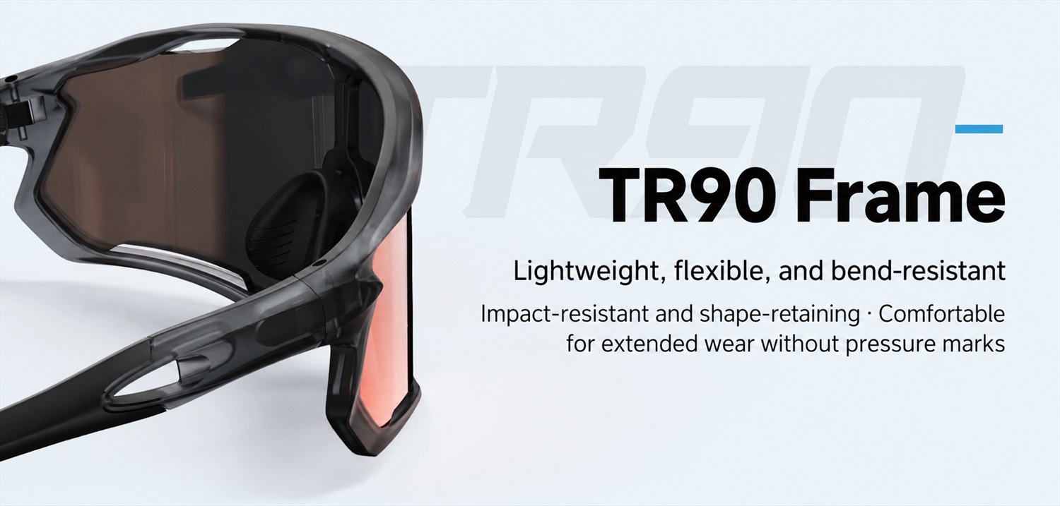 Lightweight Shield Running and Hiking Sunglasses ME2212-TR90 Frame Lightweight Shield Running and Hiking Sunglasses ME2212-TR90 Frame