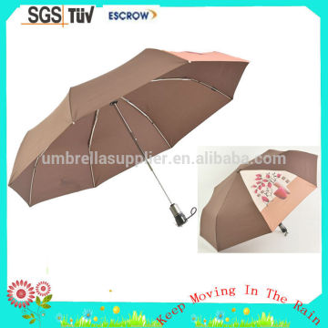 Design promotional automatic skull umbrella handle