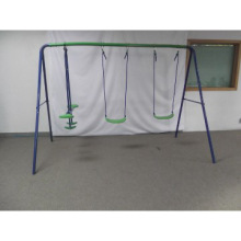 3 Station Swing Set,Double Swing and Glider
