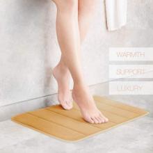 Comfity Memory Foam Bath Mat In Yellow