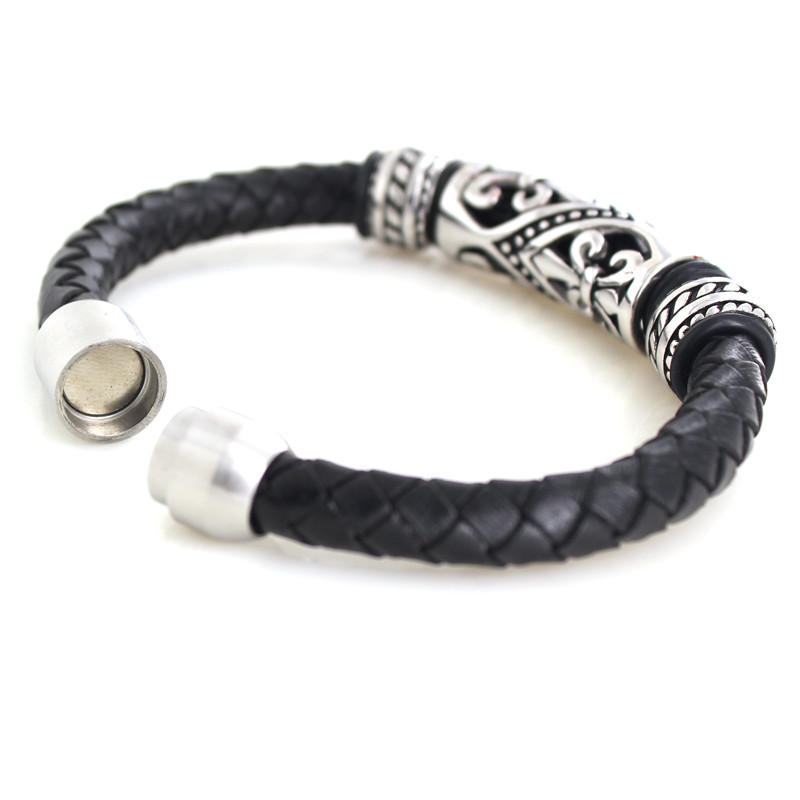 China Factory wholesale anchor bracelet leather