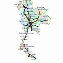 Thailand Esri Shape Digital Map