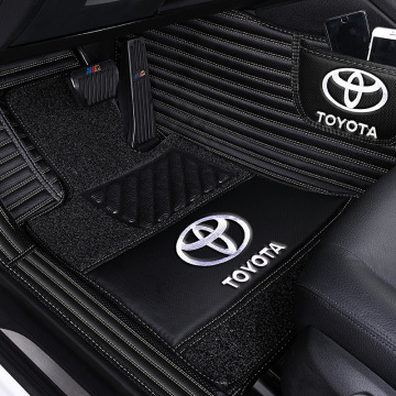 5D Full Covered Leather Car Floor Mats for Toyota All Models
