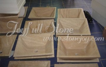 Travertine Vessel Sinks
