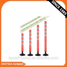 Round Base SpringBack Flexible Polypropylene Traffic Delineator Post