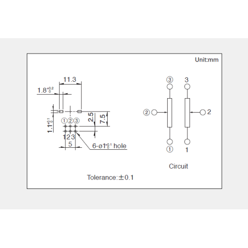 Potentiometer Putar Siri RK09L