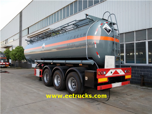 3 Axle 8000 Gallon Sodium Hydroxide Trailers