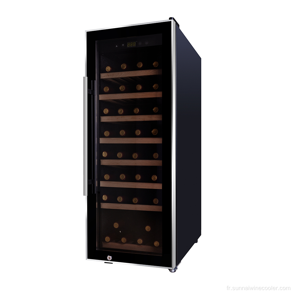 Réfrigérateur de porte en verre commercial 66L pour réfrigérateurs de vin