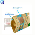 Ziplock kraft paper bag with clear window