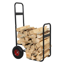 Heavy Duty Log Firewood Cart for Farm andirons Wood Log