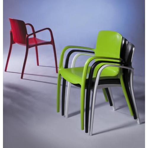 Cadeiras de plástico multi-lugar para jardim em casa de jardim