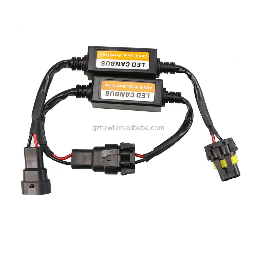 LED Headlight Decoder Resistor Canbus Error Free Anti Flicker H1 H3 H7 H11 H4