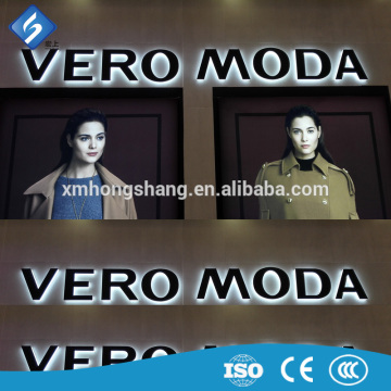 Xiamen High quality LED acrylic luminous characters billboard signboard word