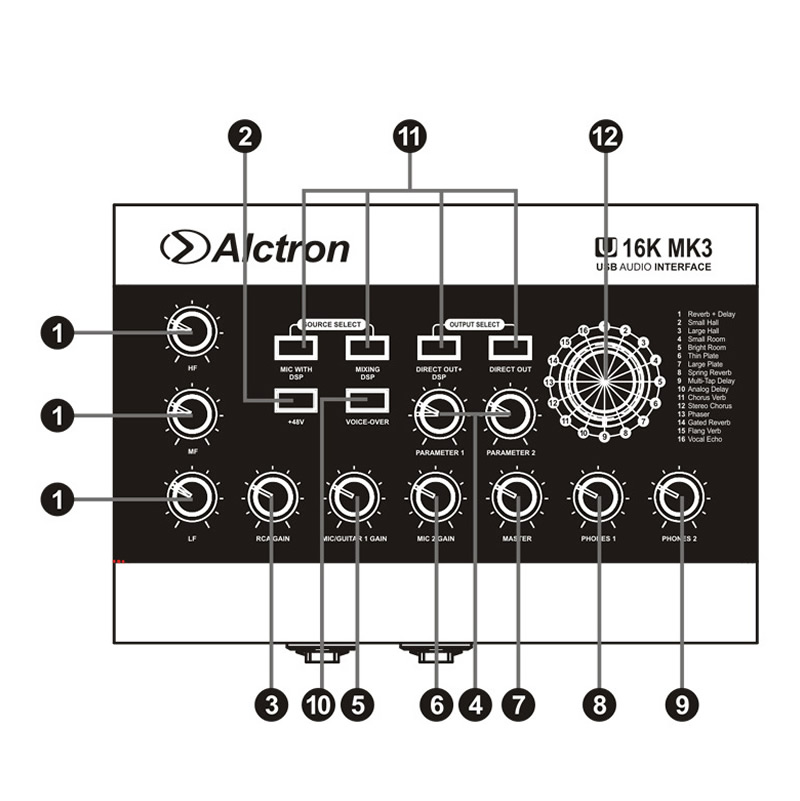 Custom Sound Card Audio Interface Usb