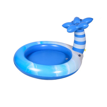 Piscina de espuma inflable para niños en forma de árbol de coco