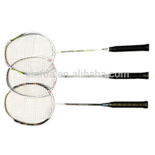 Aluminum alloy and graphite one piece custom badminton rackets