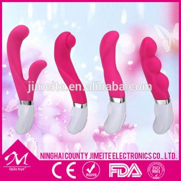 Silicone USB Rechargeable Electric Rabbit Vibrator, Girls Masturbation Rabbit Vibrator