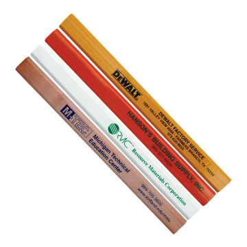 Personalized Jumbo Square Shape 17cm Basswood Carpenter Pencil - Flat HB