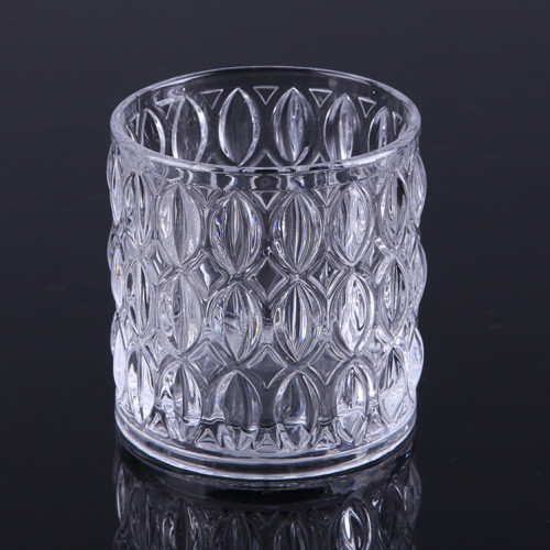 Glass Engraved Tealight Holder