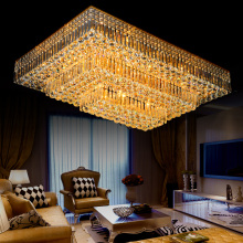 Custom Luxurious K9 Crystal Ceiling Lights for Foyer and Dining Room