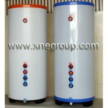 Electric boosted solar horizontal pressure tank