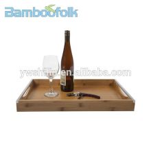 bamboo beer tray / bamboo lunch tray / bamboo meal tray / bamboo canteen tray / bamboo hotel amenity tray