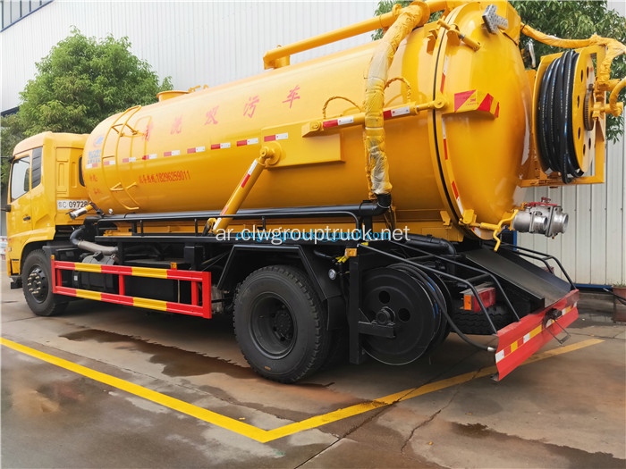 Dongfeng 8000L التخلص من شاحنات مركبة مياه الصرف الصحي