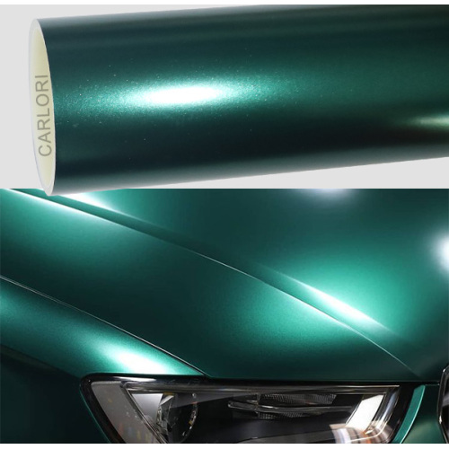 I-Satin Metallic Green Car Wrap Vinyl