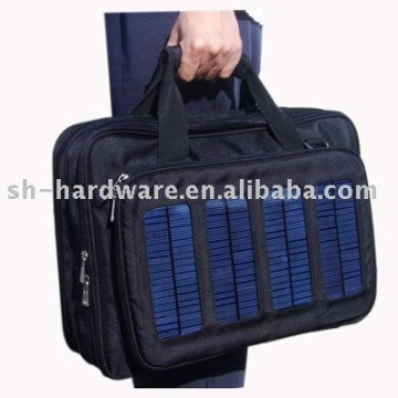 Solar charger laptop bag