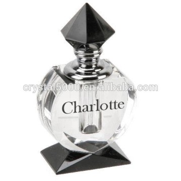 Manufacturer crystal perfume bottles with black base