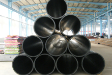 Buried anti corrosion steel lined composite plastic pipe