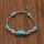 Bohemian Vintage Style Turquoise délicate sculpture sur bracelet