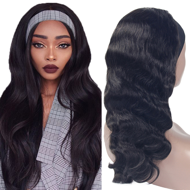 factory price human hair head band wig,kinky curly headband wig virgin hair,100 human hair wigs with headband for black woman