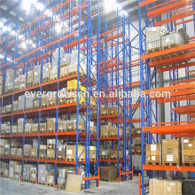 Steel material pallet racking storage systems