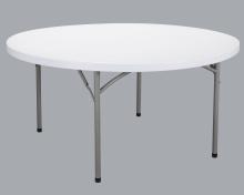 Factory  Plastic Folding Table steel leg