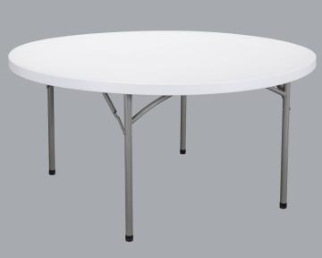 Factory  Plastic Folding Table steel leg