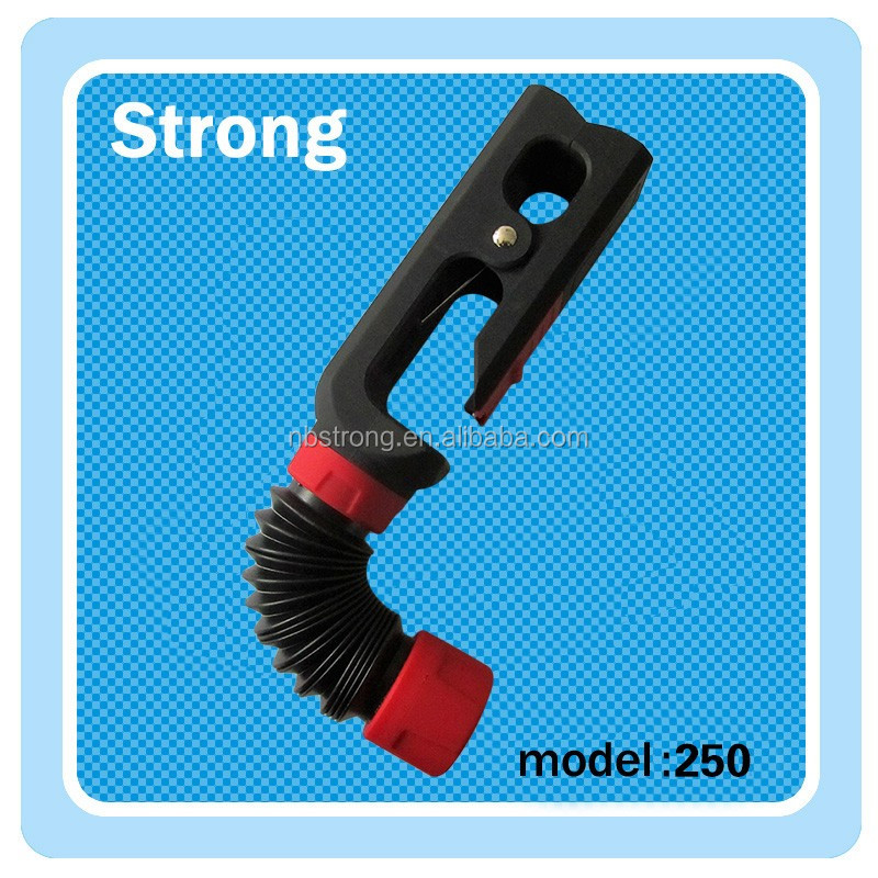 3 LED hand cranking plastic rechargeable torch solar flashlight with radio