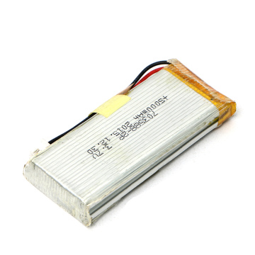 Nuova batteria Lipo personalizzata 703686 1S2P 3.7V 5000mAh