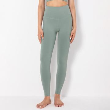 Legging yoga kain kitar semula