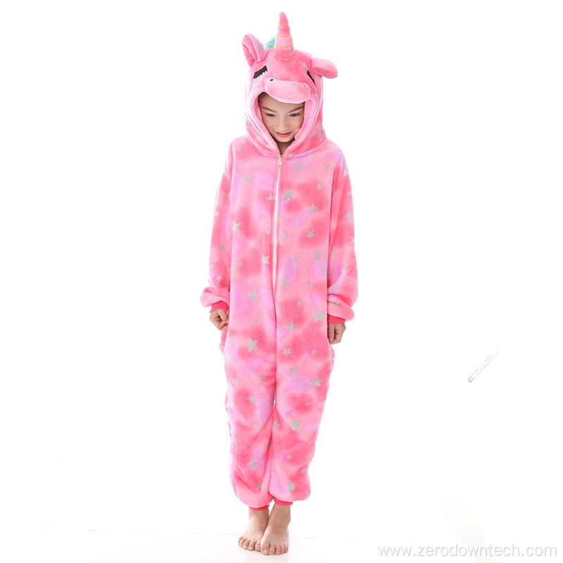 Girl Child Kid Unicorn Pajamas Set