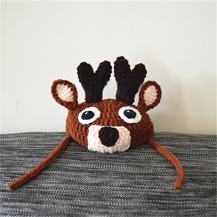 reindeer dog hat